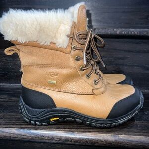 UGG Tan and Black Winter Boots